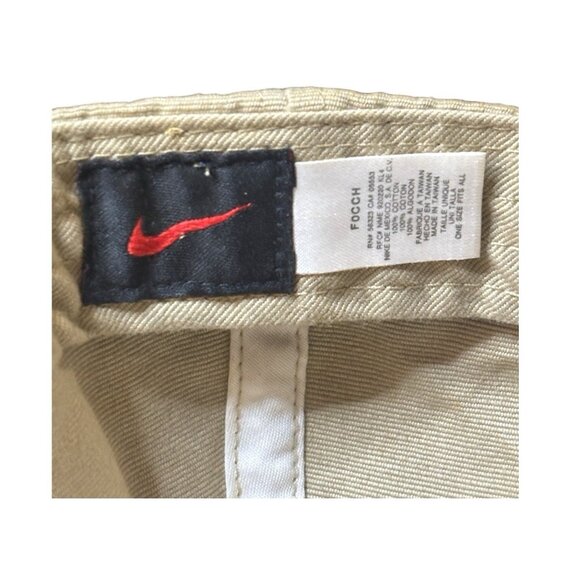 Nike Sportswear Varsity 1971 Tan Adjustable Athletics Vintage Style Retro Hat - Picture 6 of 6